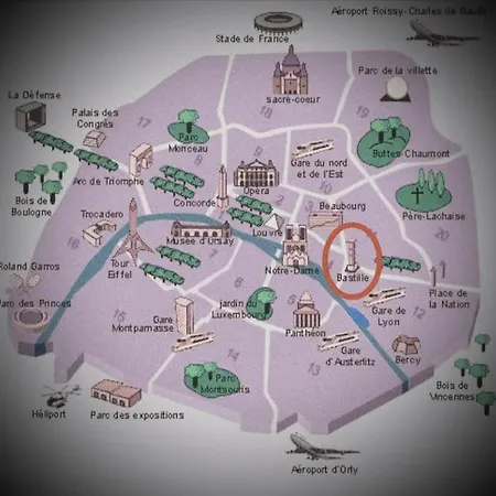 -paris Bastille Light Апартаменты
